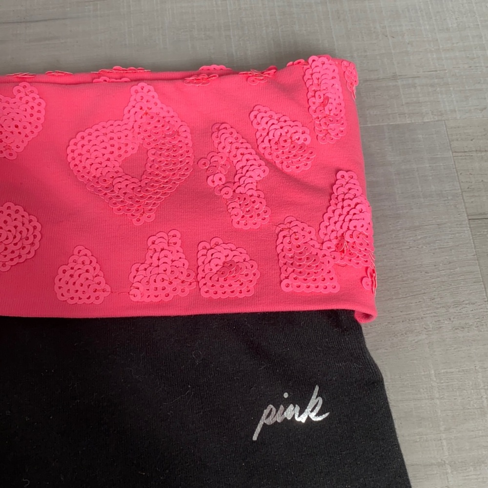 Vintage PINK Cropped Foldover Leggings